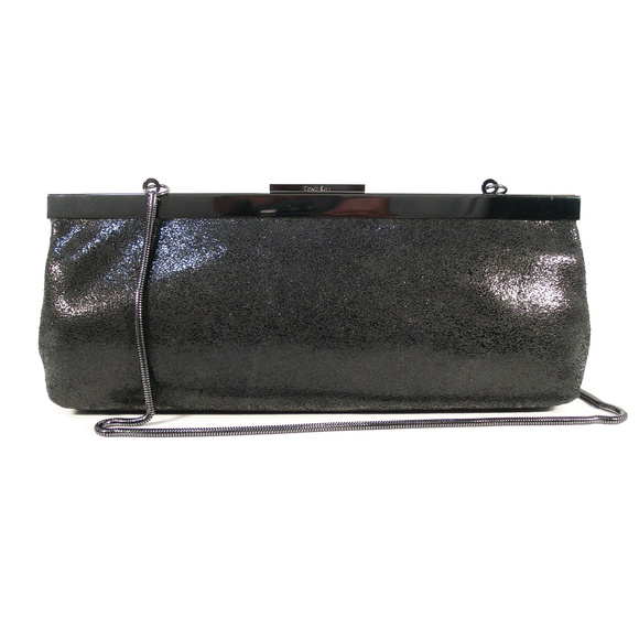 grey suede clutch bag new look